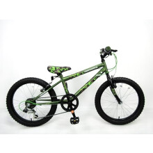 Professional Camo SAS Army 20" Wheel Boys Kids Mountain Bike 6 Speed Green Camouflage Age 7+