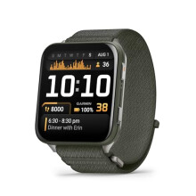 Garmin Venu X1, Thin and Lightweight GPS Smartwatch, AMOLED Display, Advanced Health and Fitness Features, Moss with Titanium Caseback and Moss
