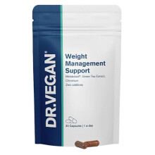 DR.VEGAN Weight Management Support | Metabolism & Blood Sugar Support with Metabolaid | Contains Chromium & Green Tea Extract | 30 Vegan Capsules |