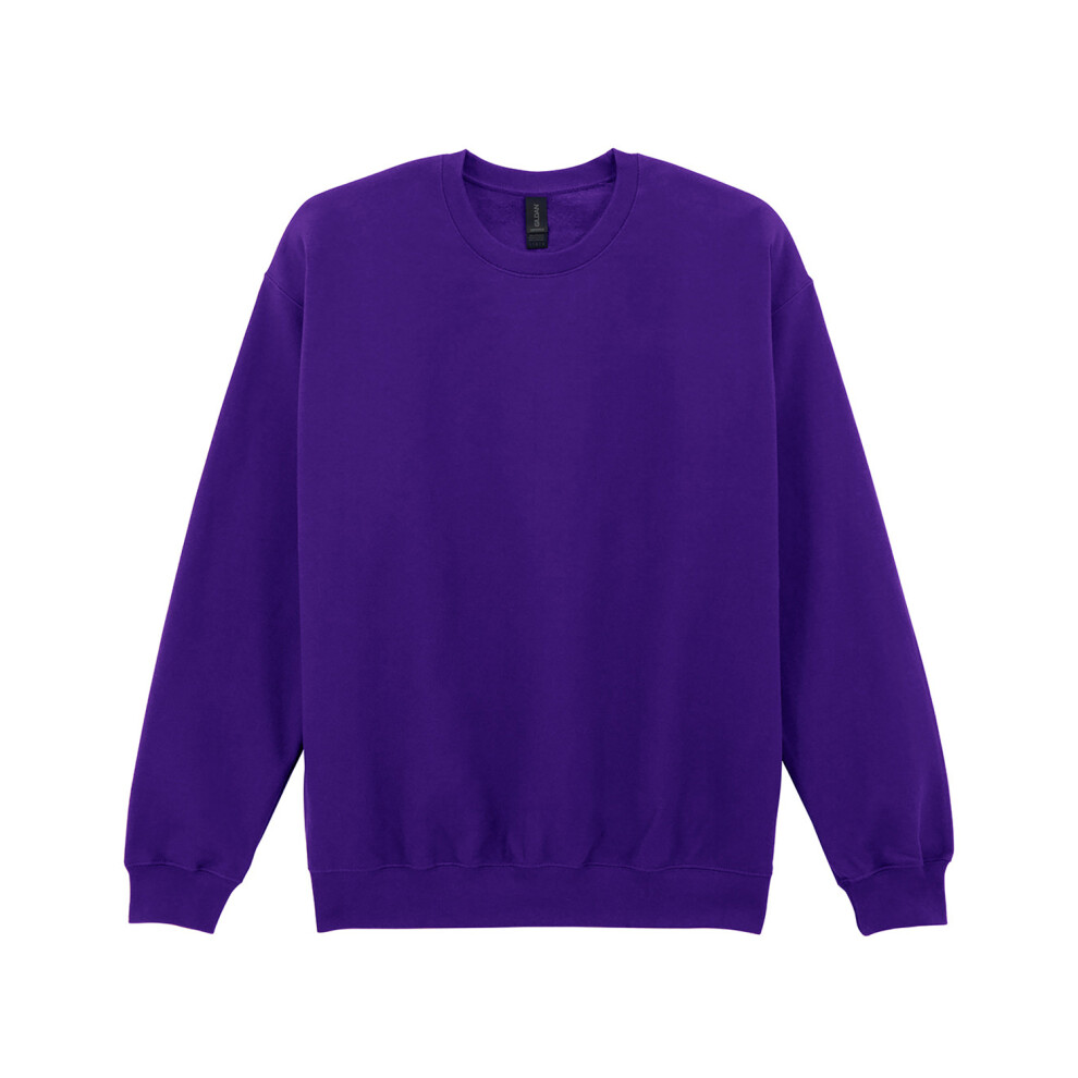 Gildan (4Xl, Purple) Unisex Adult Softstyle Fleece Midweight Sweatshirt