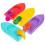 Set van 4 plastic ballonrecoilboten voor experimenten 1