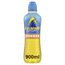 Lucozade Sport Body Fuel - Orange 900ml| Isotonic sports drink, with Electrolytes and Vitamin B3 | Still | Bursting with Flavour