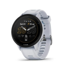Garmin Forerunner 955 GPS Running Smartwatch Tailored to Triathletes, Long Lasting Battery, Whitestone