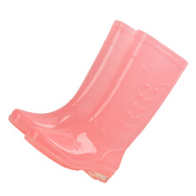1Paar Damesregenlaarzen PVC Roze Waterdichte Outdoor Antislip