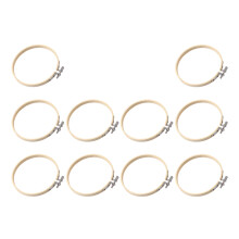 10St Bamboe Borduurhoop Frame Diy Naaien Handgereedschap 8Cm