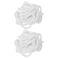 2-Pack Wit Katoen Rolstrips Voor Haarkrullen En Salon Gebruik