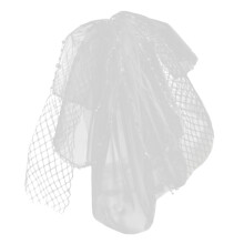 Bruiloftsnet Met Bloem Wit Vintage Stijl Bruidsaccessoire
