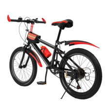 Levkitch 20-Inch Tyres Mountain Bike,7 Speed Mountain Bike 20” Road Bike Cycle with Compass Bell Water Bottle HolderStorage Bag Sport Bicycle for