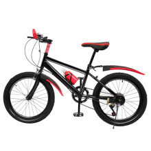 ROMYIX Kids Mountain Bike,20 Inch 7 Speed Bike, Height Adjustable MTB Bicycle with Water Bottle,Storage Bag,Fenders, Girl’s Boy’s Bicycle Compass