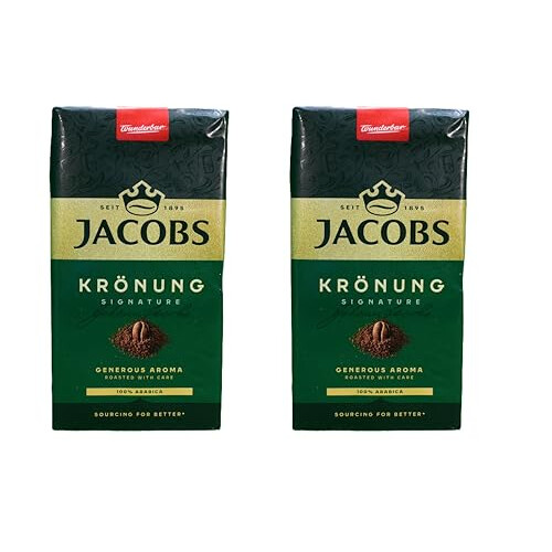 Jacobs Kronung Ground Coffee, Pack of 2- 17.6ounces by Jacob's