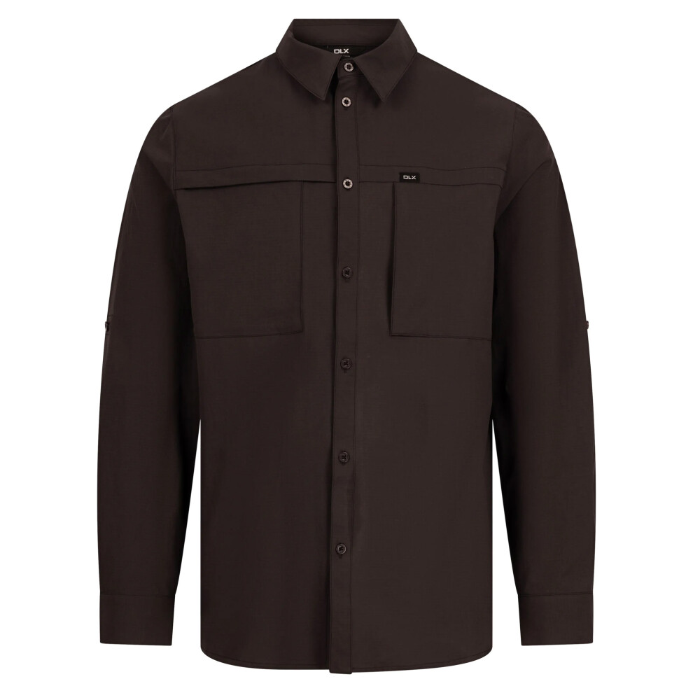 Trespass (Xl, Dark Grey) Mens Santiago Dlx Shirt