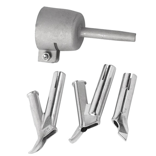 4pcs/Set 8mm Round & Triangular Speed Welding Nozzle Tacking Nozzle for Hot Air  Torch Welding Plastic Rods