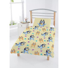 Bluey Sweets & Lollies Junior Bedding Bundle - Duvet, Pillow, Pillowcase & Cover Set Reversible Design