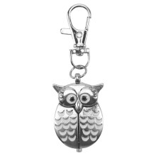 Double hibou ouvert Keyring Pocket Watch