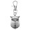 Double hibou ouvert Keyring Pocket Watch 1