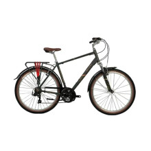 Ammaco Raleigh Pioneer Trail Crossbar 17" Frame 27.5" Wheel Hybrid Bike Grey/Green