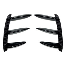 Couteau une Vent de Queue de Flanc de Spoiler de Pare-Chocs ArrièRe de Voiture Noire pour une Classe W176 A200 A260