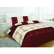 Artistic Fashionista Limited CAMPUS COMPLETE BED SET - Luxury & Modern Duvet/Quilt Cover,Valance Sheet & Pillowcases Bedding Set (Double, Chocolate)