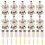 10 Sets 3-Piece BNC Male RG58 Plug Crimp Connectors 1
