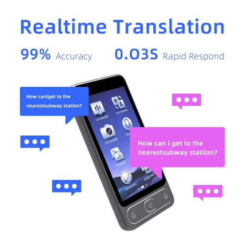Language Translator Device 142 Languages Voice Translating Offline Translation Simultaneous Interpretation Text /Photo 1