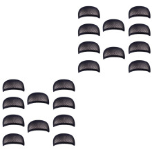 20Pièces Bonnet Noir Élastique Pour Usage Perruque