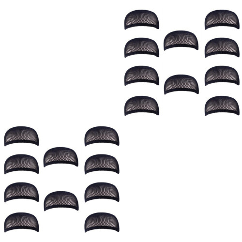 20Pièces Bonnet Noir Élastique Pour Usage Perruque