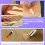 49 Pcs Hand Bookbinding Tools Bookbinding Kits for Beginners Binding Supplies Steel Ruler for DIY Bookbinding Crafts 4