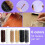 49 Pcs Hand Bookbinding Tools Bookbinding Kits for Beginners Binding Supplies Steel Ruler for DIY Bookbinding Crafts 2