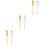 6Pièces Cuillères Inoxydables Usage Cuisine 4