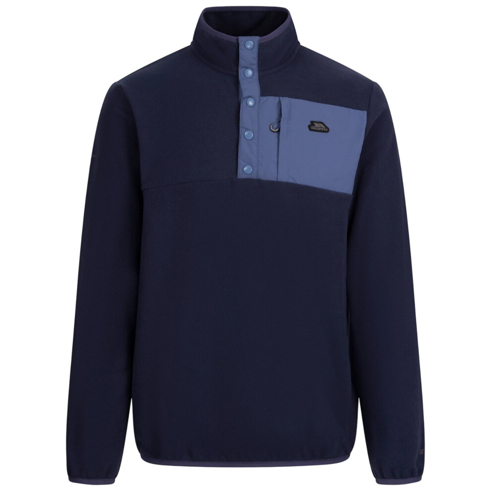 Trespass (L, Navy) Mens Hosta Anti-Pilling Fleece Top
