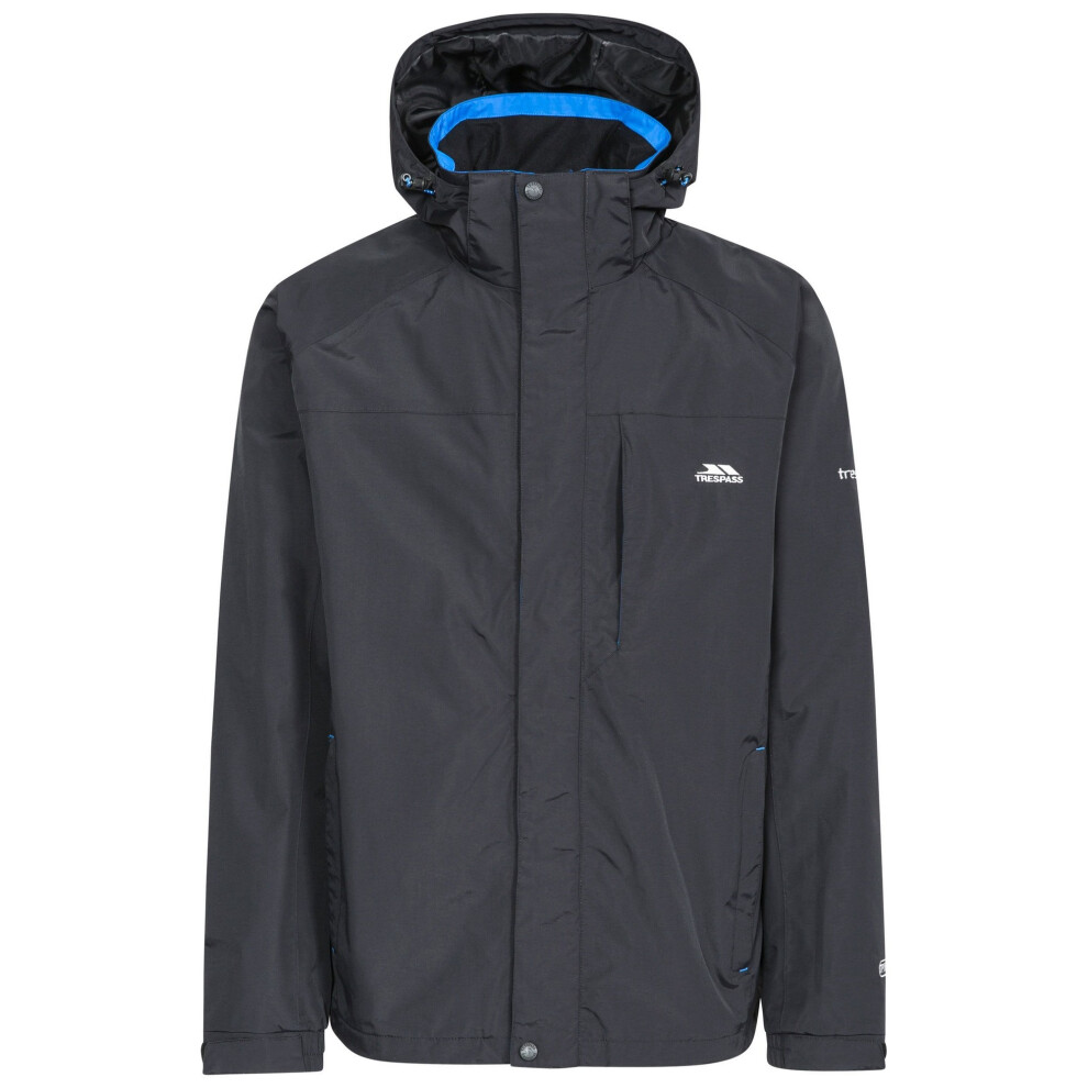 Trespass (Xxs, Black) Mens Edwards Ii Waterproof Jacket