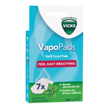 Vicks VapoPads Menthol - Scented Pads with Essential Oils - Pack of 1 - Compatible with our Humidifiers, Inhalers & Diffusers