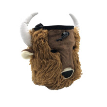 (Bison, Chalk bag only) YY Vertical Animal Chalk Bag - Fun Climbing Chalk Bags (Multiple Designs)