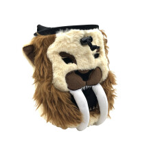 (Sabre Tooth Tiger, Chalk bag only) YY Vertical Animal Chalk Bag - Fun Climbing Chalk Bags (Multiple Designs)