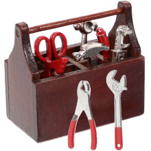 1 Set Mini Huis Gesimuleerde Speelgoed Gereedschapsdoos