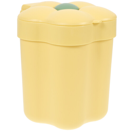 Bloemvormige prullenbak naast bed, decoratief afvalcontainer