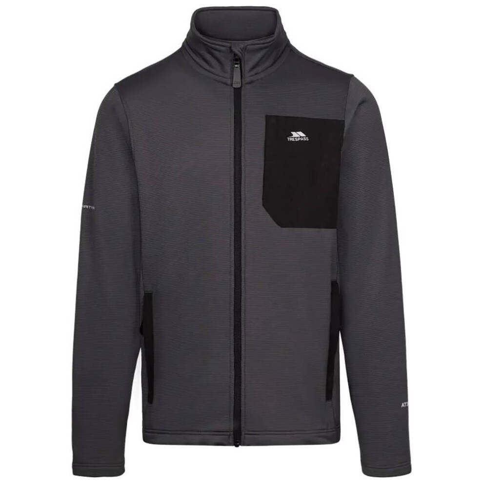 Trespass (S, Storm Grey) Mens Arranfore At200 Fleece Jacket