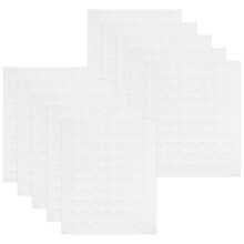Acryl Dubbele Zijde Ronde Plakpunt Stickers Voor Feest
