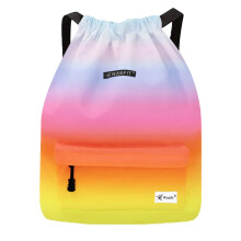 Risefit Drawstring Swimming Bag School PE Bags Waterproof Gym Backpack Daily Book Bags with Large Capacity Travel Kids Girls Boys Adults