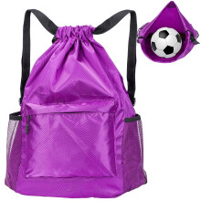 Runmeihe Drawstring Gym Bag for Kids & Adults, Large Waterproof Swimming PE Bags, Sports String Backpack