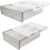 2 Stks Home Onder Bureau Lade Organizer Opbergdoos 1