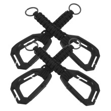 4St Metalen Karabijnhaak Met Riem Voor Outdoor Camping En