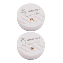 2St Wit ABS Waterlekkage Alarm Voor Thuis, Wasruimte, Keuken, Badkamer