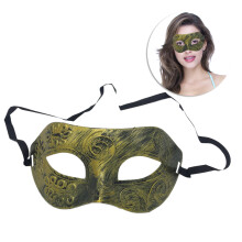 Luxury Mannelijke Romeinse Masker Half Gezicht Kunststof Met Band