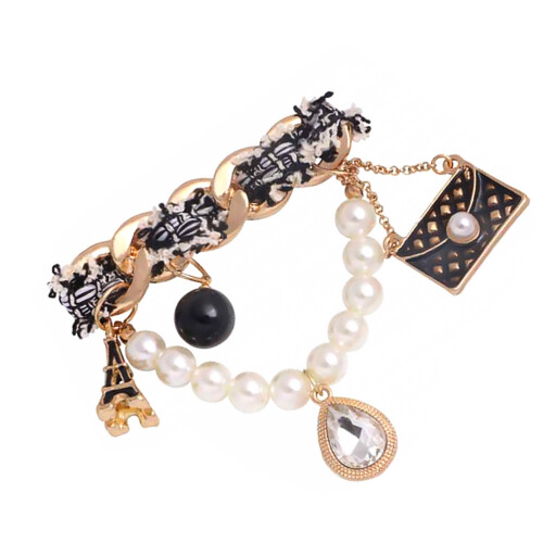 1 Vrouw Broche Legering Glanzende Parel Corsage