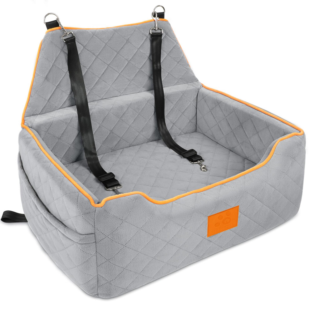 Gl Glenslave Dog Car Seat For Large/Medium Dogs, Dog Booster Seat For Pet Under 55Lbs Or 2 Small