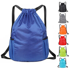 KANGSIT Drawstring Bags, Unisex Gym Sack, Swim PE Bags Drawstring Gym Bag for Kids Adults String Swimming Sports Bag for School Sports Swimming Gym