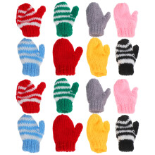 8Paren Set Mini Gebreide Wanten Voor Zachte Wol DIY Handwerk