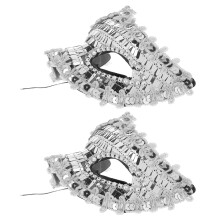 Masquerade Mask Glitterend Carnavalsmasker Met Half Gezicht