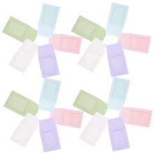 50 Stuks Gekleurd Envelop Papier Kaarthouder Draagbaar